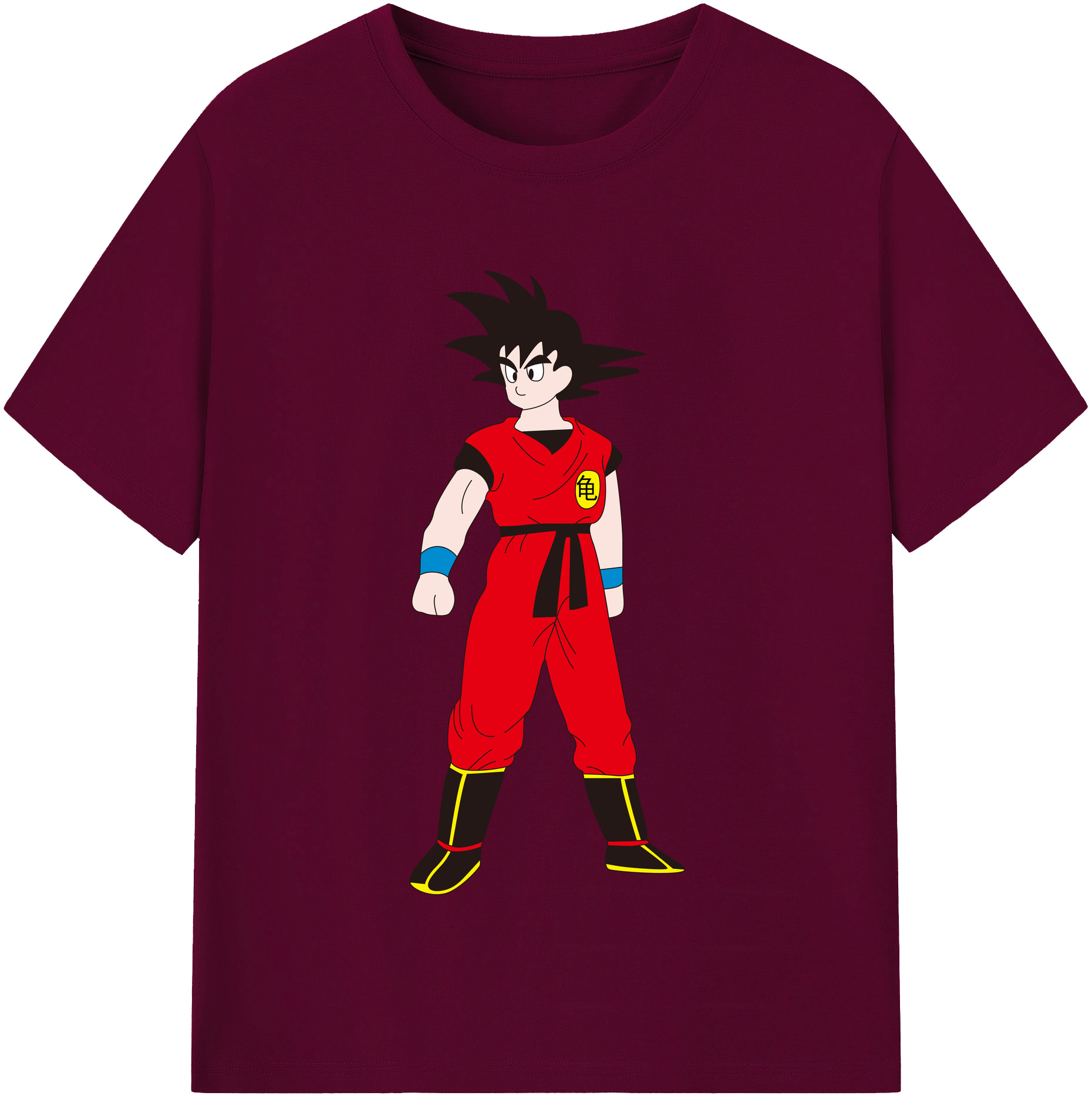 （画像用） ドラゴンボール 孫悟空（そん ごくう）Son Goku カカロット DRAGON BALL Kakarotto レディースカジュアルプリントTシャツ（綿100％）